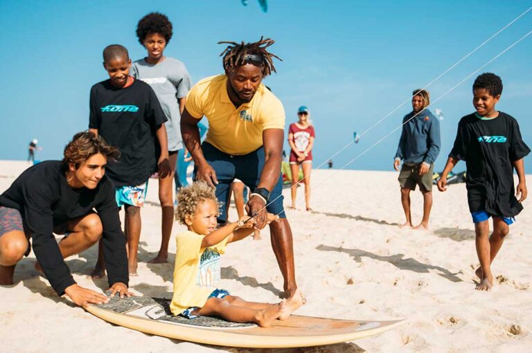 Image for Moments: Teaching Kids to Kite in Cabo Verde with the Pros