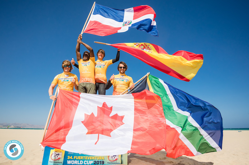 GKA Big Air Fuerteventura podium