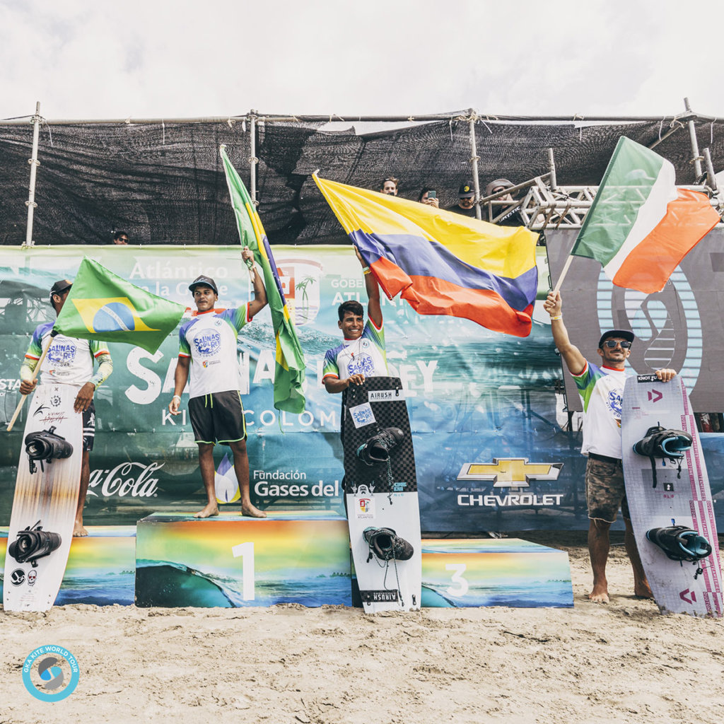 Carlos Mario, Gianmaria Coccoluto, Juan Rodriguez, Manoel Soares podium