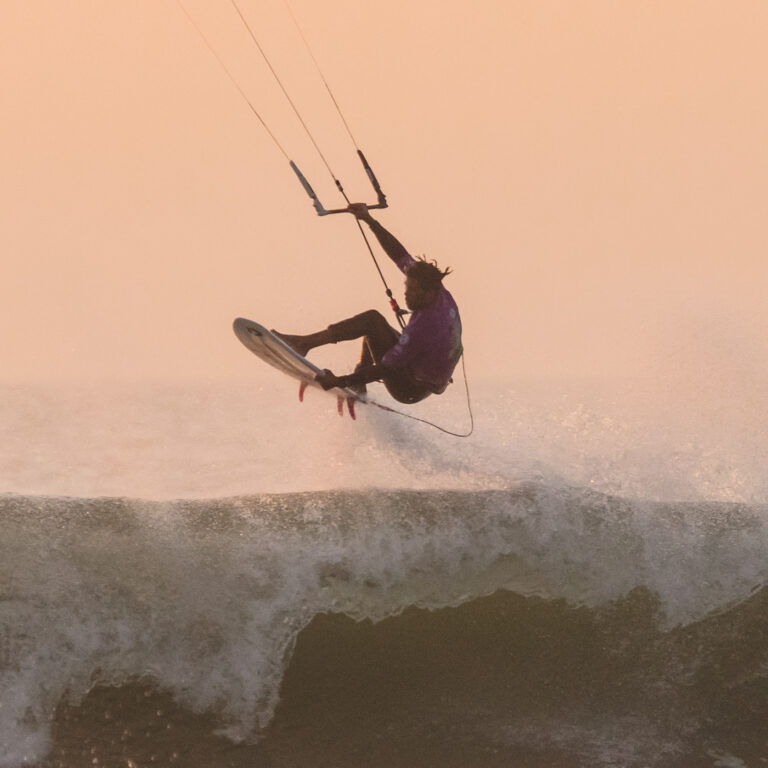 Airton Cozzolino kitesurfing in Dakhla - Morocco
